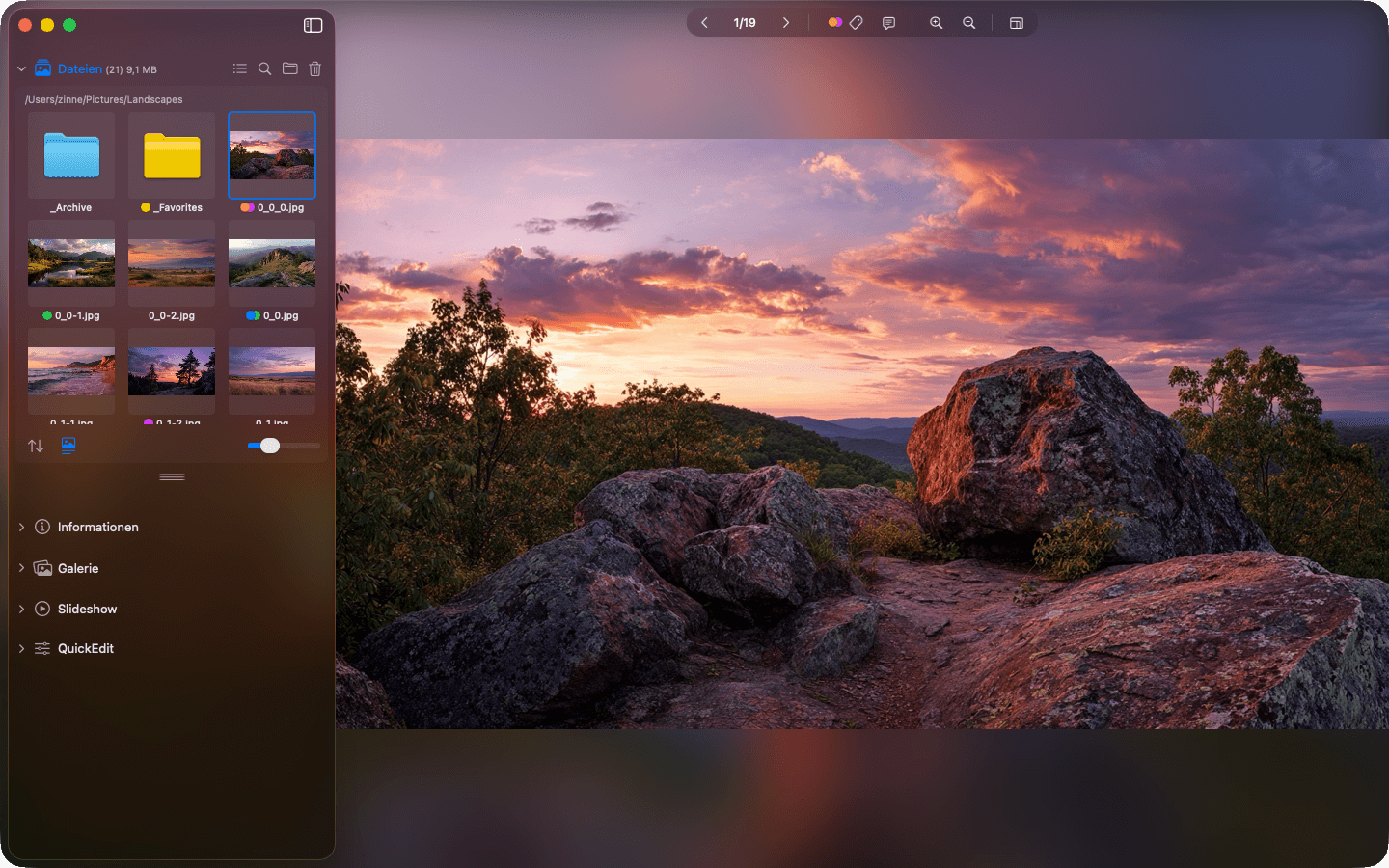 Image browsing on macOS