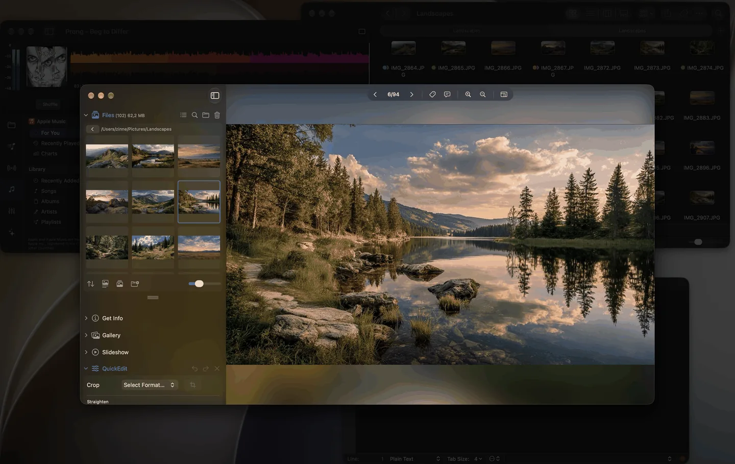 Theater Mode in Phiewer: Dim the Desktop and Other Apps